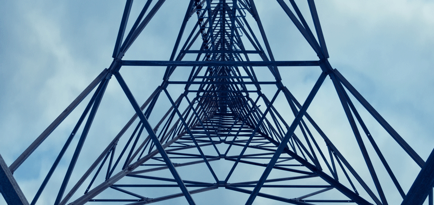 Splash Image, bottom-up view of a tower